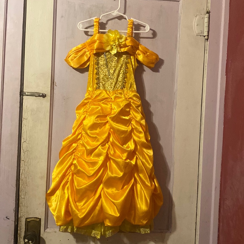 Beauty and the beast princess dress